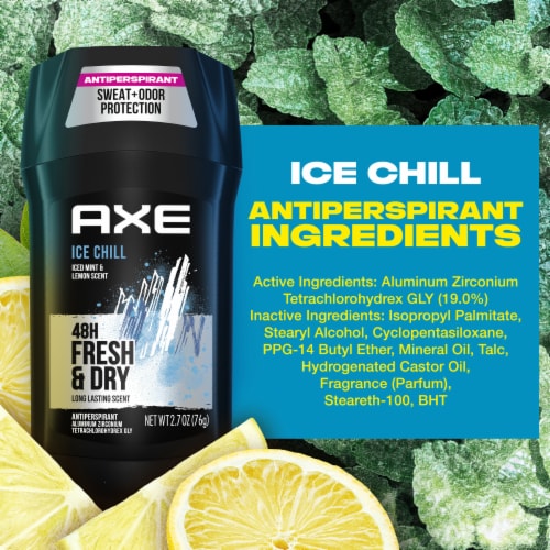 AXE Ice Chill Antiperspirant Deodorant Stick Perspective: back