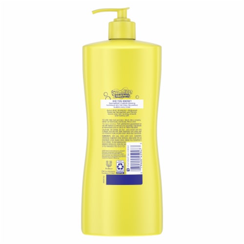 Suave Kids SpongeBob SquarePants Nickelodeon Jellyfish Blast Shampoo and Body Wash Perspective: back