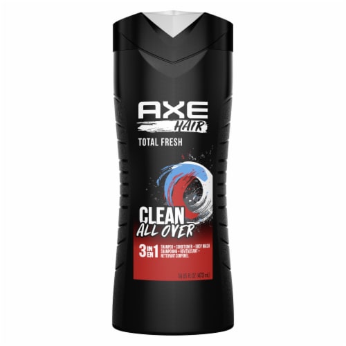 AXE Total Fresh 3-In-1 Body Wash Shampoo & Conditioner Perspective: back