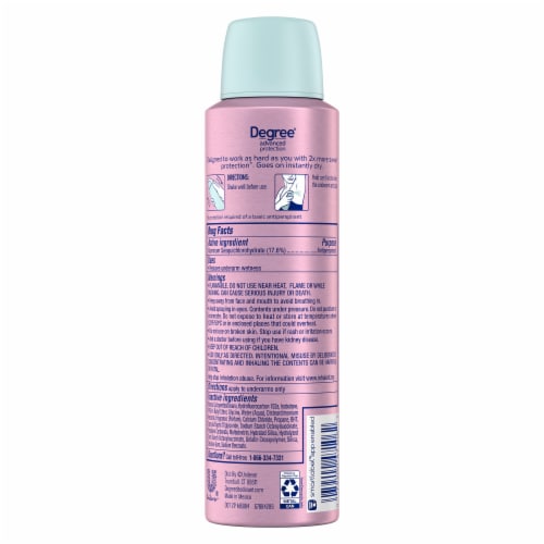 Degree® Advanced Protection Freesia & Water Lily Antiperspirant Deodorant Spray Perspective: back
