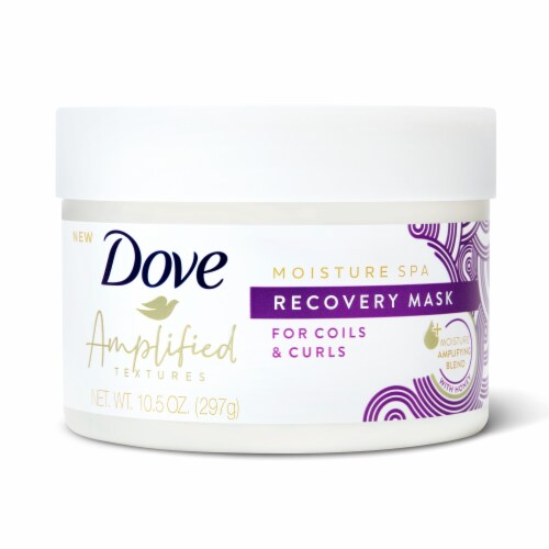 Dove Amplified Textures with Honey Moisture Spa Recovery Hair Mask Perspective: back