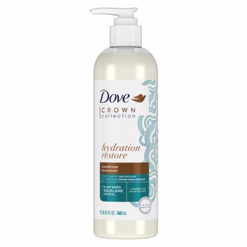 Dove CROWN Collection Hydration Restore Holistic Hair Care Conditioner Perspective: back