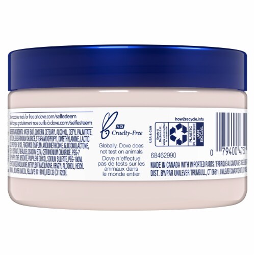 Dove Smooths Pink Clay Mineral Hair Mask Perspective: back