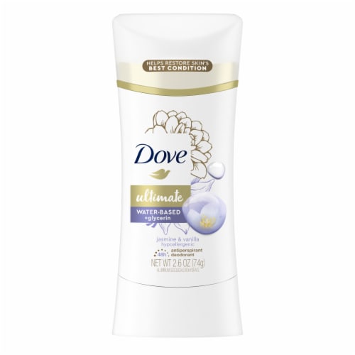 Dove Ultimate Jasmine & Vanilla Antiperspirant Deodorant Stick Perspective: back