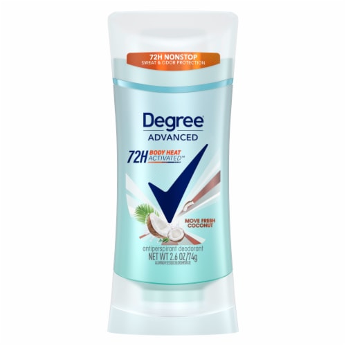 Degree Advanced Coconut & Hibiscus Antiperspirant Deodorant Perspective: back