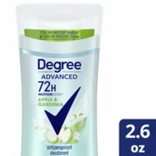 Degree Advanced Apple & Gardenia Antiperspirant Deodorant Perspective: back