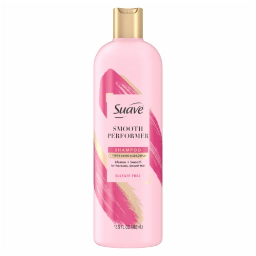 Suave Pink Smooth Performer Smoothing Shampoo Perspective: back