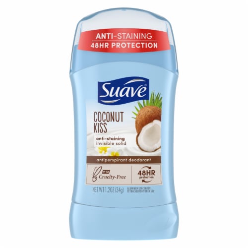 Suave Deodorant Coconut Kiss Antiperspirant & Deodorant Stick Perspective: back