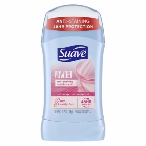 Suave Deodorant Powder Antiperspirant & Deodorant Stick Perspective: back