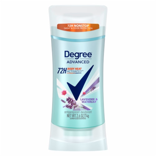 Degree Advanced Women's Antiperspirant Deodorant Stick Lavender & Waterlily Perspective: back