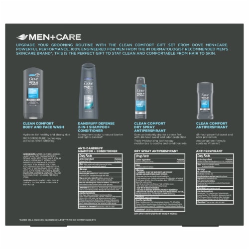 Dove Men+Care Clean Comfort Gift Set Perspective: back