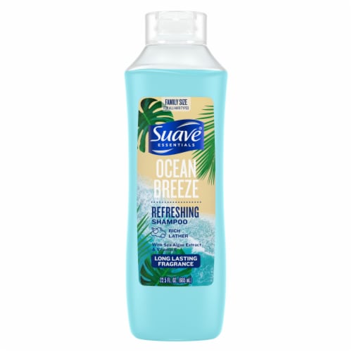 Suave Essentials Ocean Breeze Refreshing Shampoo Perspective: back