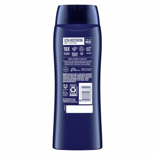Suave® Men Ultra Moisturizing Body + Face Wash Perspective: back