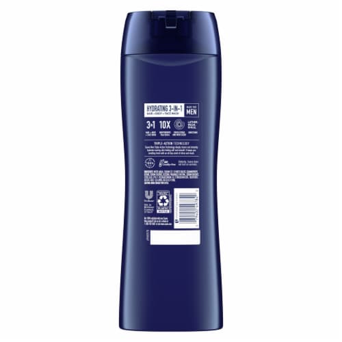 Suave Men Hydrating 3-In-1 Hair + Body + Face Wash Perspective: back