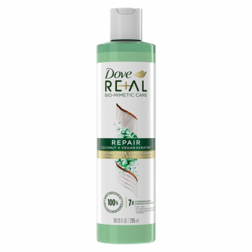 Dove RE+AL Bio-Mimetic Care Repair Coconut + Vegan Keratin™ Conditioner Perspective: back