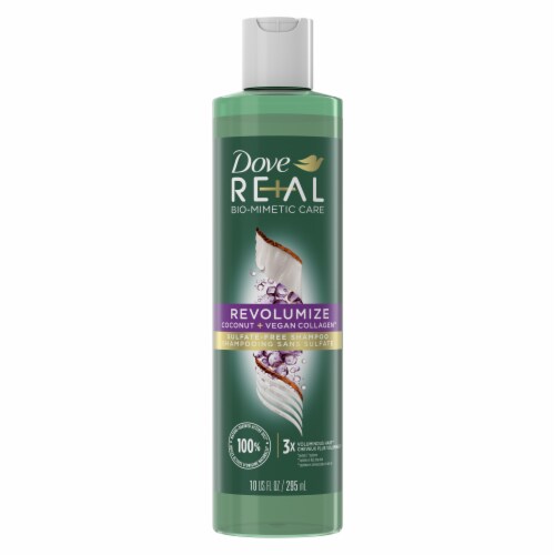 Dove RE+AL Bio-Mimetic Care Revolumize Shampoo Perspective: back