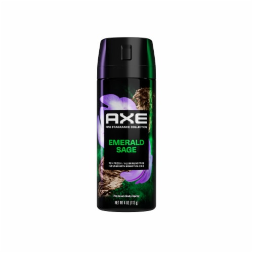 AXE Fine Fragrance Collection Premium Deodorant Body Spray for Men Emerald Sage Perspective: back