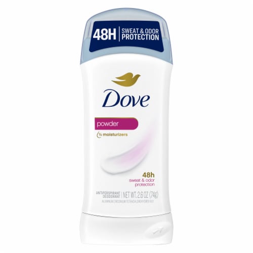 Dove Women Invisible Solid Powder Antiperspirant Deodorant Stick Perspective: back