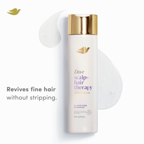 Dove Density Boost Clarifying Shampoo Scalp + Hair Therapy 9.25 oz Perspective: back