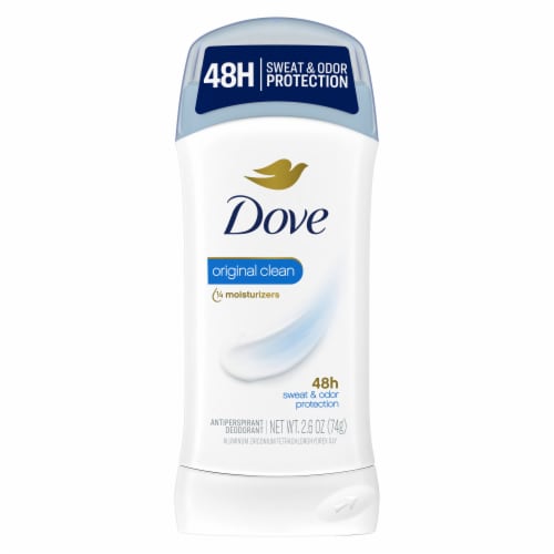 Dove Invisible Solid Women's Antiperspirant Deodorant Stick Original Clean Perspective: back