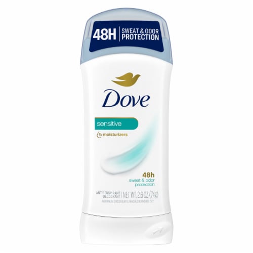Dove Women Invisible Solid Sensitive Skin Antiperspirant Deodorant Stick Perspective: back