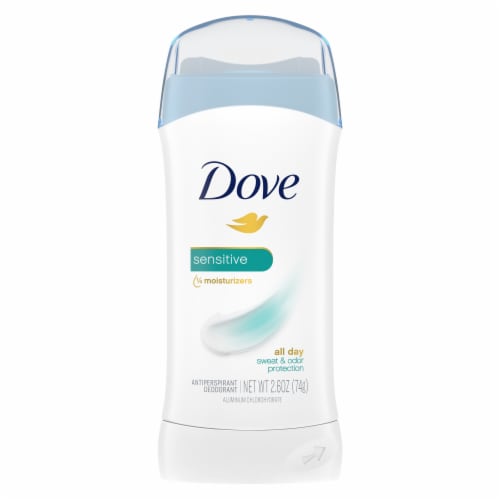 Dove Invisible Solid Women's Antiperspirant Deodorant Stick Sensitive Perspective: back