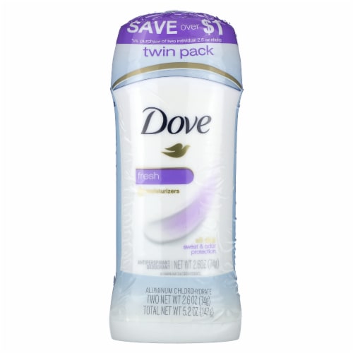 Dove Invisible Solid Fresh Antiperspirant Deodorant Stick Perspective: back