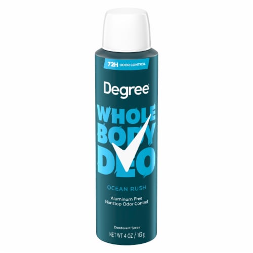 Degree Men Whole Body Deodorant Spray for Men, Ocean Rush Scent Perspective: back