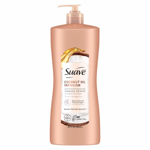Suave Professionals Coconut Oil Infusion Repairing Conditioner Perspective: back