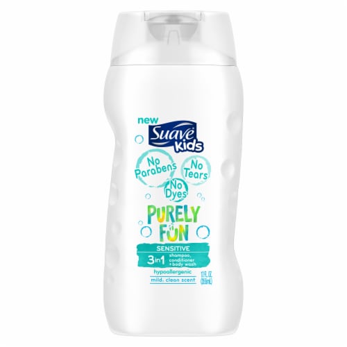 Suave Kids Apple 3-in-1 Shampoo + Conditioner + Body Wash