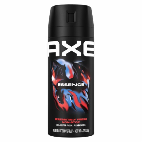 Axe Men's Essence Deodorant Body Spray Black Pepper & Cedarwood Aluminum Free Perspective: back