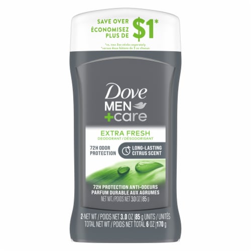 Dove Men+Care Extra Fresh Deodorant Stick Perspective: back