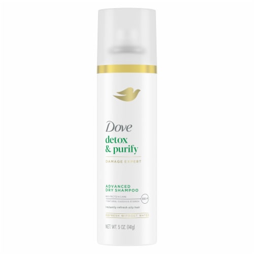 Dove Care Between Washes Advanced Dry Shampoo Detox & Purify 5 oz Perspective: back