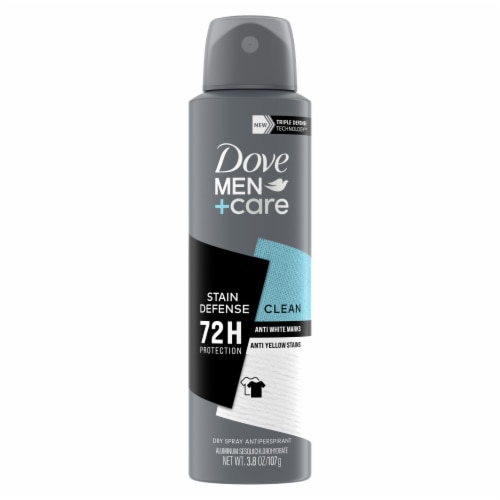 Dove Men+Care Men's Antiperspirant Deodorant Spray Clean Scent Perspective: back