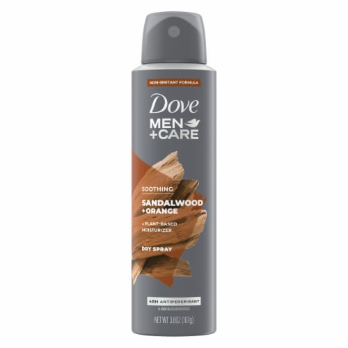 Dove Men+Care Men's Antiperspirant  Dry Spray Sandalwood & Orange Perspective: back