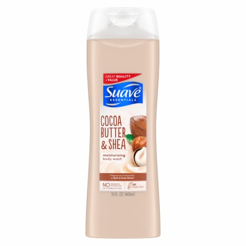 Suave Essentials Creamy Cocoa Butter and Shea Body Wash Perspective: back