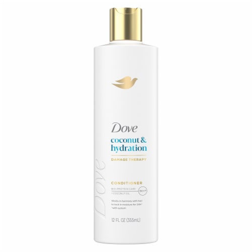 Dove Coconut & Hydration Conditioner, Coconut Perspective: back