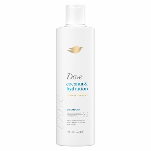 Dove Coconut & Hydration Shampoo Perspective: back