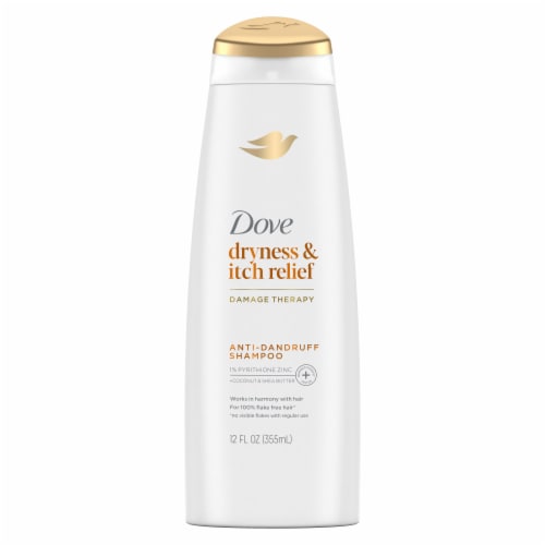Dove Shampoo, DermaCare Scalp Anti-Dandruff for Itchy Scalp with Pyrithione Zinc Perspective: back