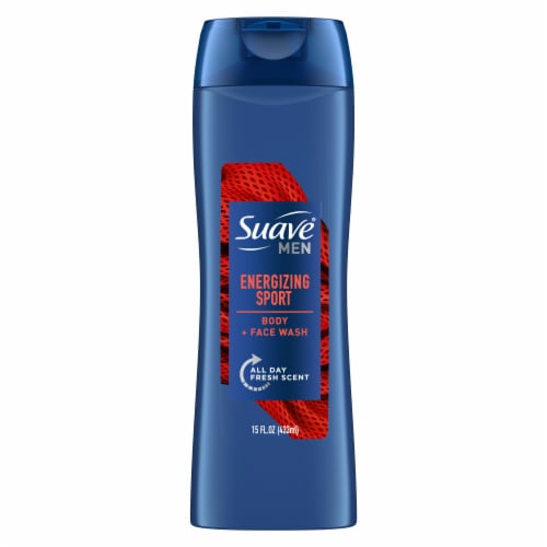 Suave Men Sport Body Wash Perspective: back