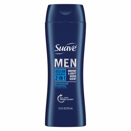 Suave Men Ocean Charge Two in One Shampoo and Conditioner Perspective: back
