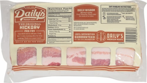 Daily's Naturally Hickory Smoked Bacon Perspective: back