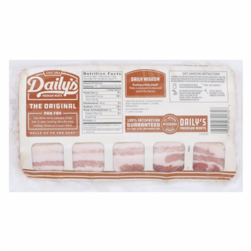 Daily's® Original Thick Cut Bacon Perspective: back