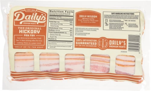 Daily's® The Original Naturally Hickory Smoked Bacon Perspective: back