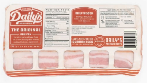 Daily's® The Original Thick Cut Bacon Perspective: back