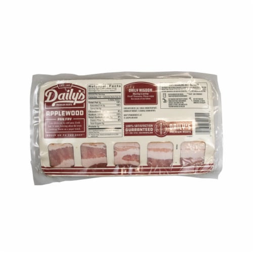 Daily's Naturally Applewood Smoked Bacon Perspective: back