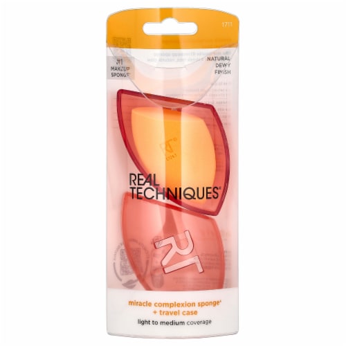 Real Techniques® Base Miracle Complexion Sponges with Case Perspective: back