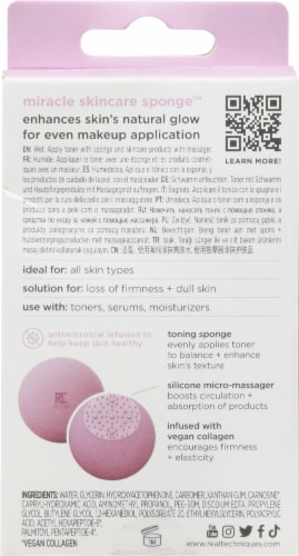 Real Techniques® Miracle Prep Skincare Sponge Perspective: back