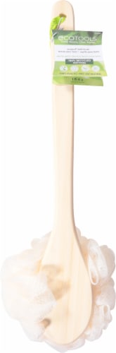 Ecotools® EcoPouf Bath Brush Perspective: back