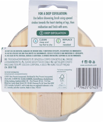 Ecotools® Dry Body Brush Perspective: back